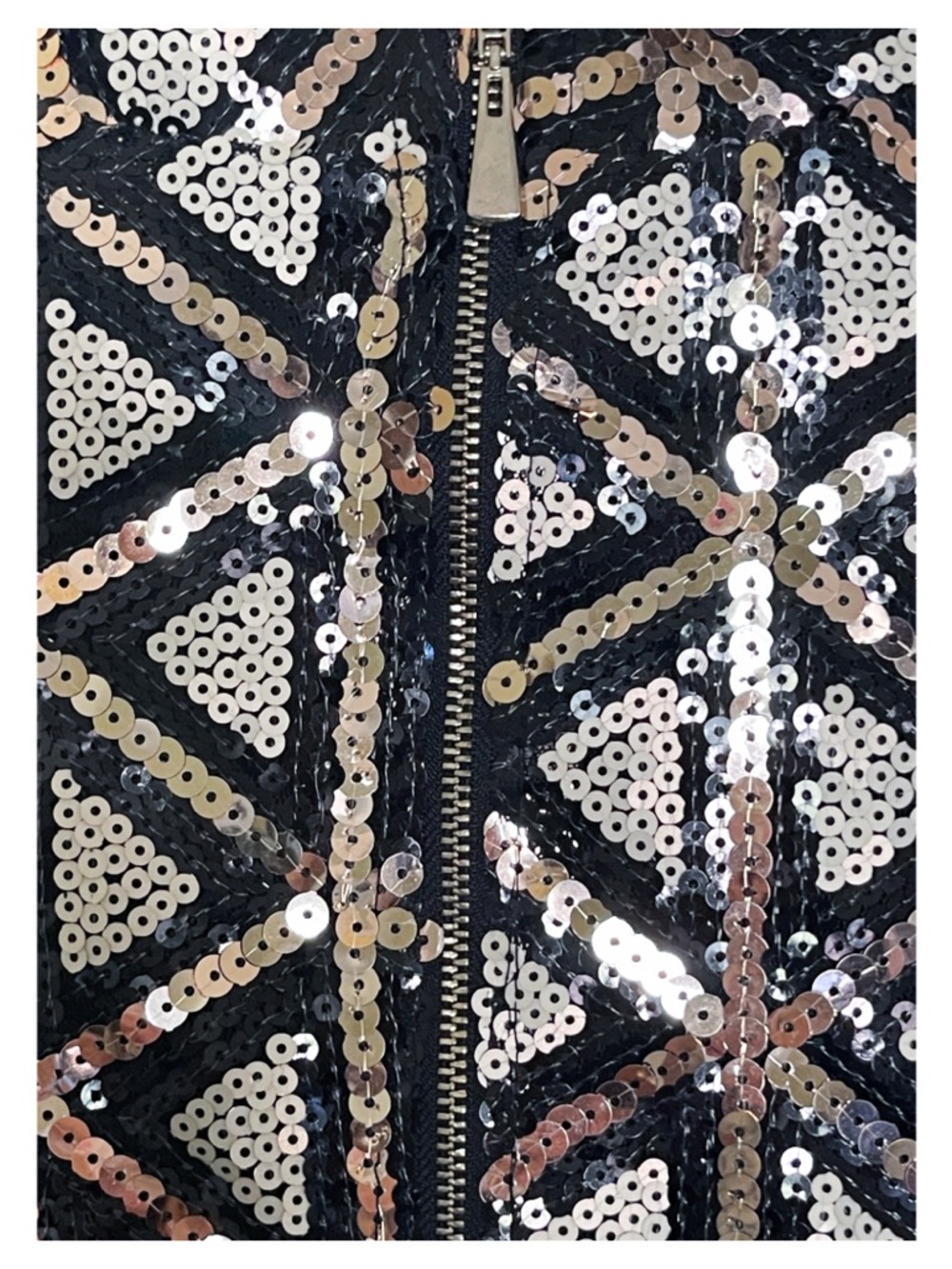 LULU’S | Sequin Geo Mini Dress - Picture 5 of 6